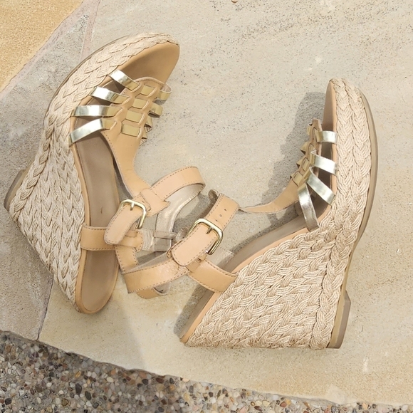 Stuart Weitzman leather platform sandals 10M - Picture 8 of 13